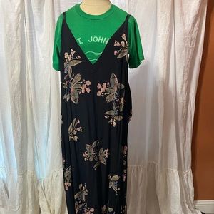 Free People floral jumpsuit